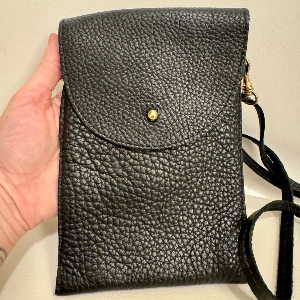 Jesse & Co. Purse Pebble Leather Purse Crossbody Bag Shoulder Bag Black